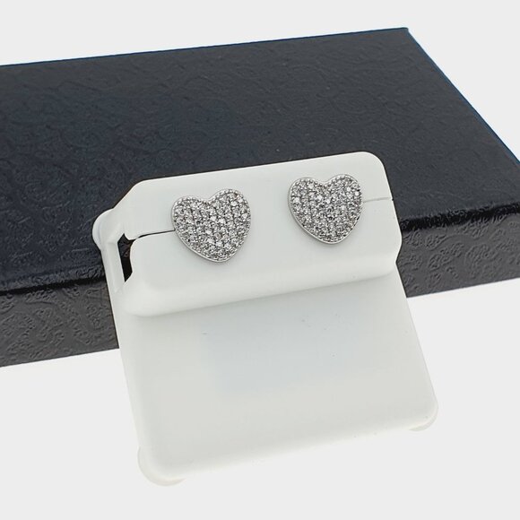 "925 sterling silver luxury CZ earrings for women/girls, Best for gift, RJUS2201 - Picture 5 of 9